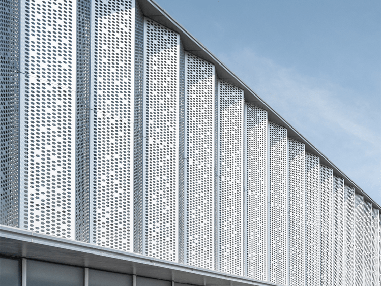 perforated aluminum panel